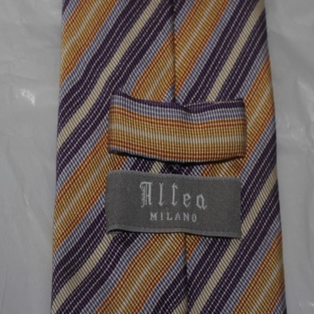allea Milano men's silk tie made in Italy